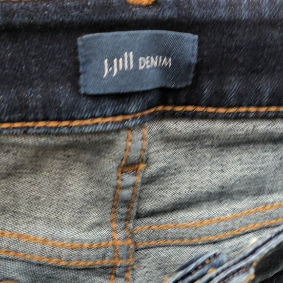 J.Jill Womens Jeans Size 6 Lot Of Two Straight Slim Blue Denim Dark Wash Casual - Picture 9 of 15